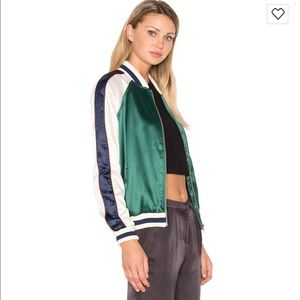 Lovers + Friends Stain Bomber Jacket